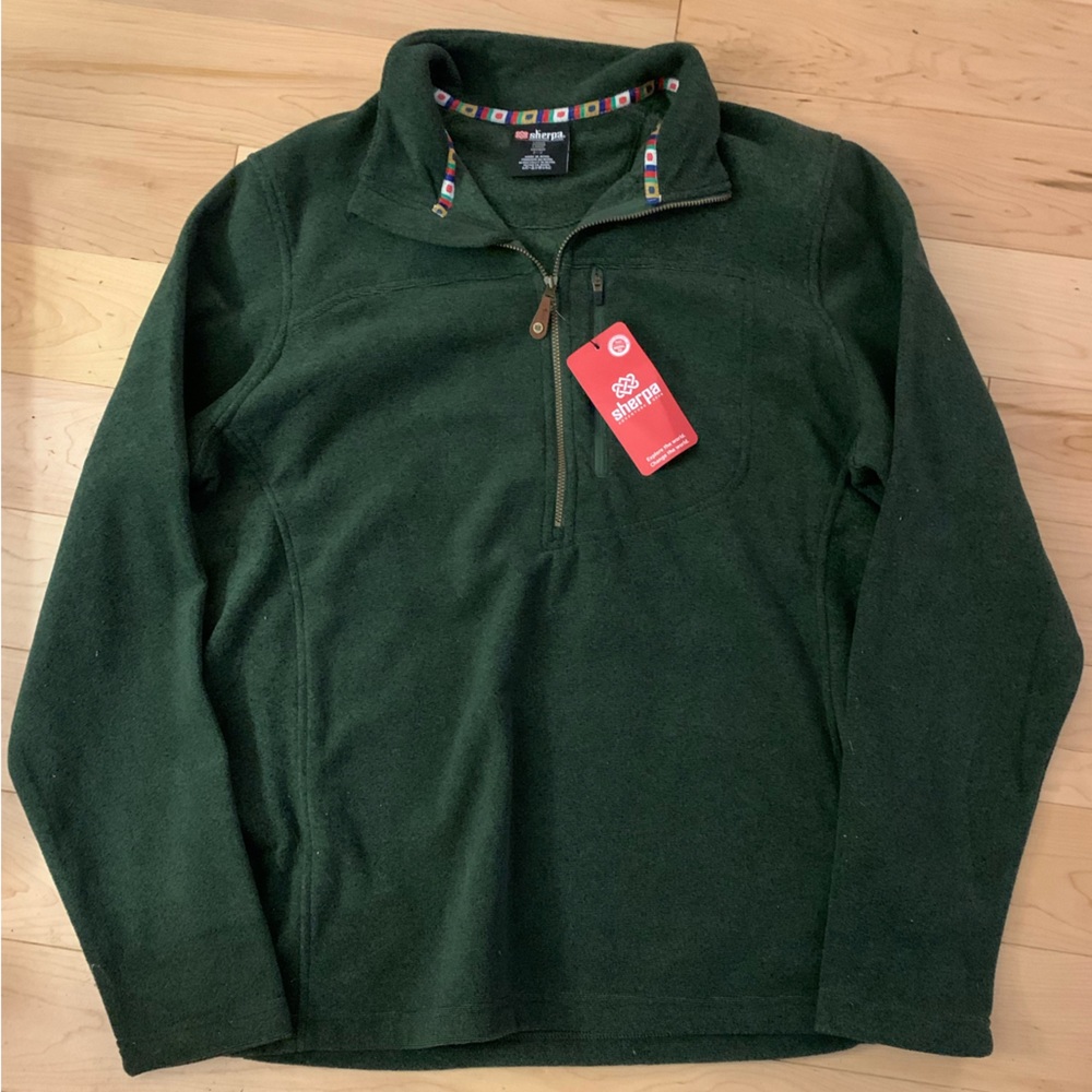 Quarter zip green
